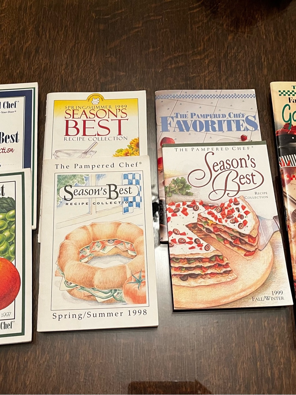 Multiple “The Pampered Chef” Recipe Books